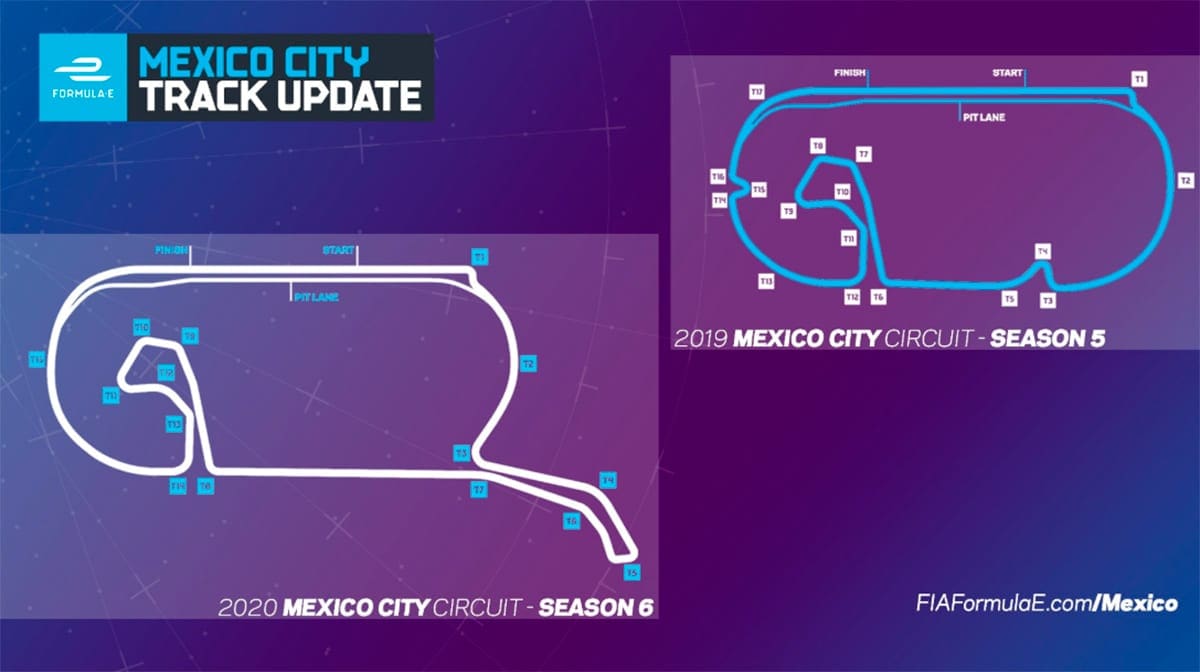 Fórmula E divulga novo layout para o ePrix da Cidade do México 2020 Fórmula E divulga novo layout para o ePrix da Cidade do México 2020