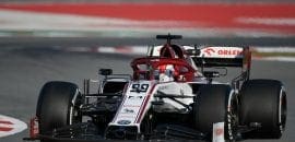 Giovinazzi afirmou que a Alfa Romeo não teve nenhum problema no primeiro dia de testes