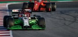 Alfa Romeo tem dia complicado em Barcelona depois do acidente de Giovinazzi pela manhã
