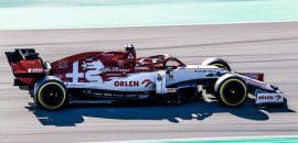 Kubica aprova primeiro teste com a Alfa Romeo em Barcelona