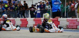 Miguel Costa é destaque no SKUSA com vitória e pódio em 1ª etapa nos EUA com a Sauber Karting Team
