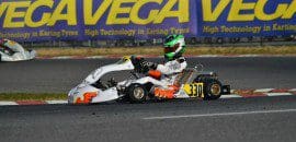 Matheus Ferreira é destaque no WSK Super Master com sete top-5 e voltas mais rápidas em Lonato