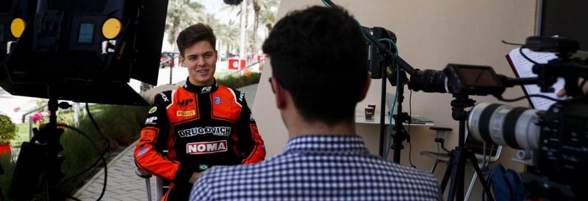 Felipe Drugovich fala sobre carreira e expectativas para a temporada de estreia na F2; veja o vídeo