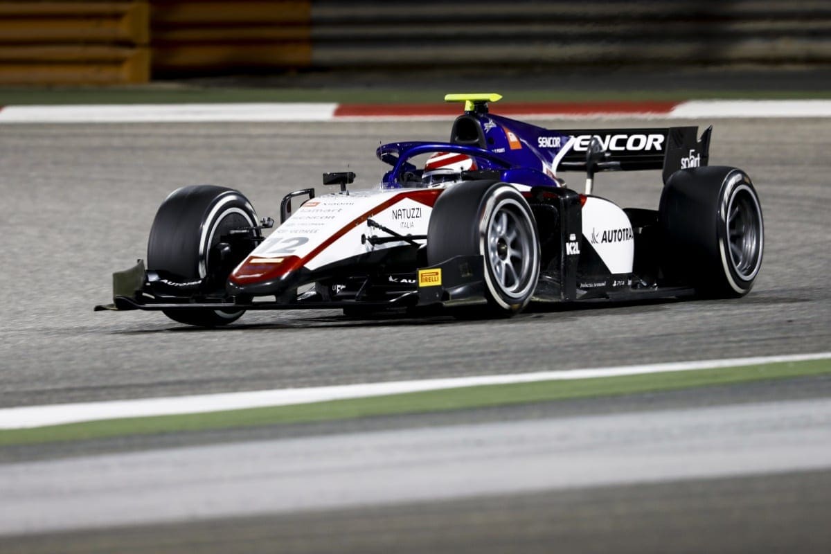 GALERIA: Piquet, Drugovich e Samaia, os brasileiros do grid da F2, durante os testes no Bahrein