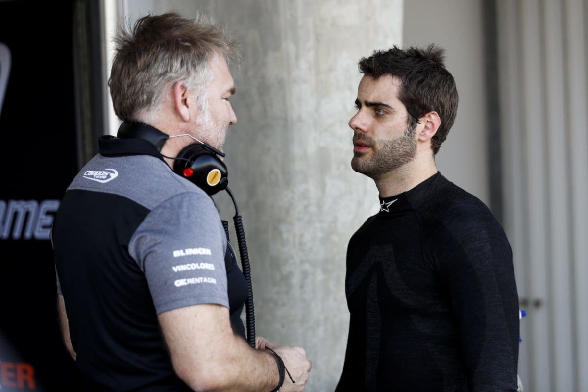 GALERIA: Piquet, Drugovich e Samaia, os brasileiros do grid da F2, durante os testes no Bahrein