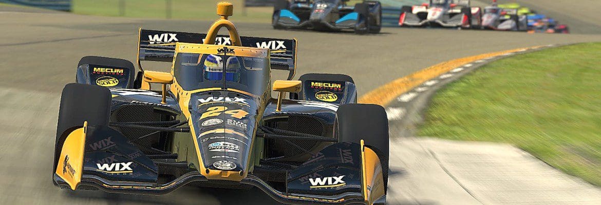 Karam vence de ponta a ponta corrida virtual da Indy