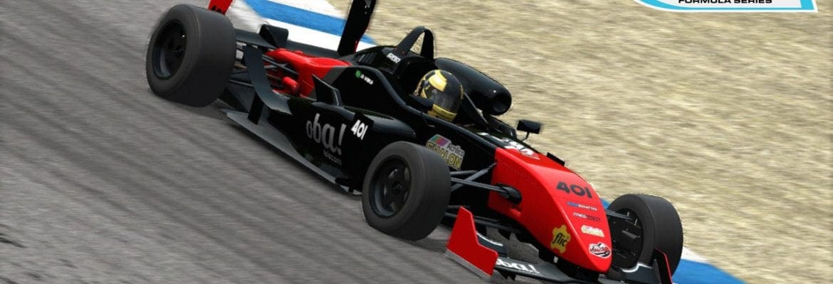 Leandro Werle (Fast Lap Esports) vence na M7Help Formula Series, em Laguna Seca
