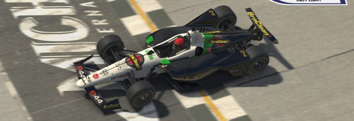 Lucas Silva (KSTM) vence a segunda seguida na Fanatic Brazil Indy Light, em Michigan
