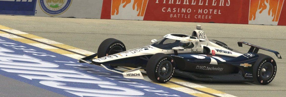 Pagenaud acerta estratégia e vence corrida virtual da Indy em Michigan