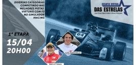 AO VIVO: acompanhe o Desafio Virtual das Estrelas, organizado por Dudu Barrichello e Enzo Fittipaldi