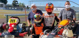Augustus Toniolo volta a acelerar em kartódromo liberado para treinos no Paraná