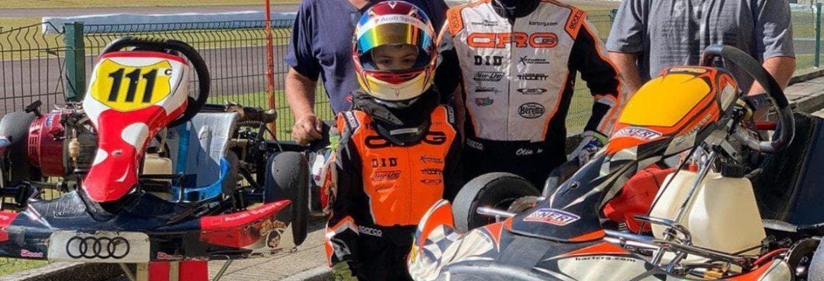Augustus Toniolo volta a acelerar em kartódromo liberado para treinos no Paraná