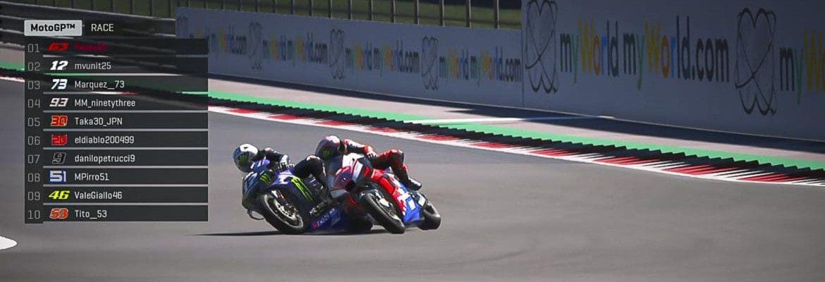 Bagnaia segura Viñales e vence prova virtual da MotoGP na Áustria