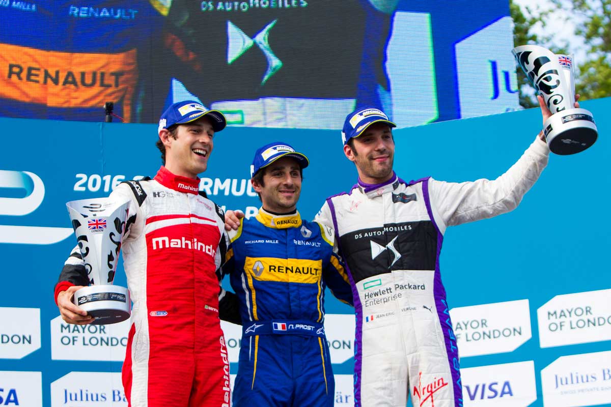 Fórmula E já teve pódio com Prost e Senna; relembre