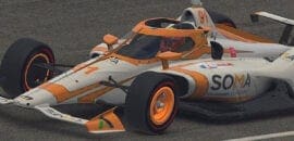 Com Kanaan, Massa, Castroneves e grid de 26 estrelas, Dudu Barrichello vence Indy 500 virtual