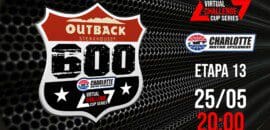 Ao vivo: os melhores pilotos virtuais na disputa da Outback Steakhouse Charlotte 600