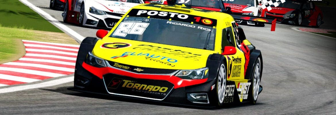 F1BC: Ricardo Rick (Tornado) defende título da COpa Stock com vitória na abertura em Barcelona