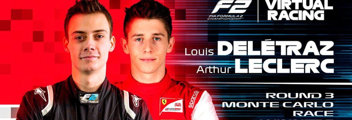 Delétraz e Leclerc vencem na 3ª etapa da F2 Virtual Race