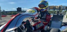 Miguel Costa retorna aos treinos de kart nos EUA e segue brilhando no automobilismo virtual