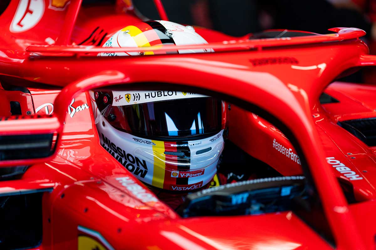Vettel comemora retorno a Mugello e torce por corrida no circuito italiano Sebastian Vettel (Ferrari) - Teste Mugello pós-covid