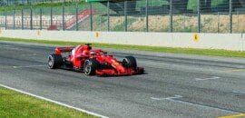 Vettel e Leclerc testam SF71H em Mugello