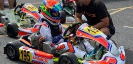 Campeão brasileiro de kart, Enzo Vidmontiene corre etapa noturna da Orlando Cup nos EUA