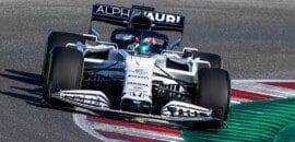 AlphaTauri conclui teste de dois carros de F1 em Ímola