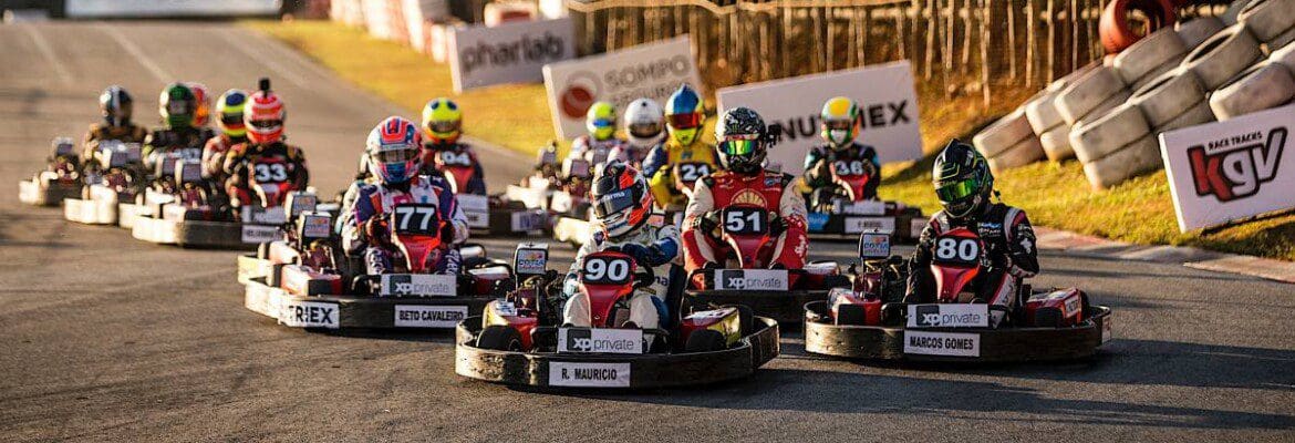 Com 8 toneladas de alimentos arrecadadas, corrida beneficente tem vitória de Nelsinho Piquet no KGV