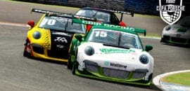 F1BC: Fred Quintão (Grip) leva a melhor em intensa corrida da Copa Porsche em Londrina