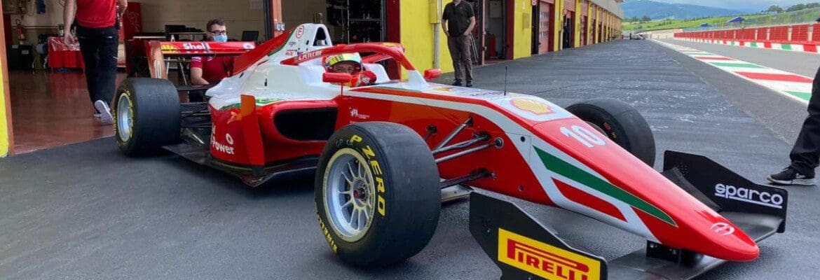 Gianluca Petecof volta da quarentena e domina treinos da F3 Regional Europa em Mugello