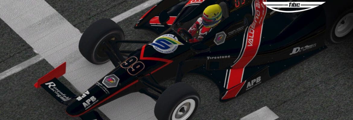 F1BC: Carlos Aguiar (SUB Racing) é destaque novamente, agora na Fanatic Brazil Indy Light em Charlotte