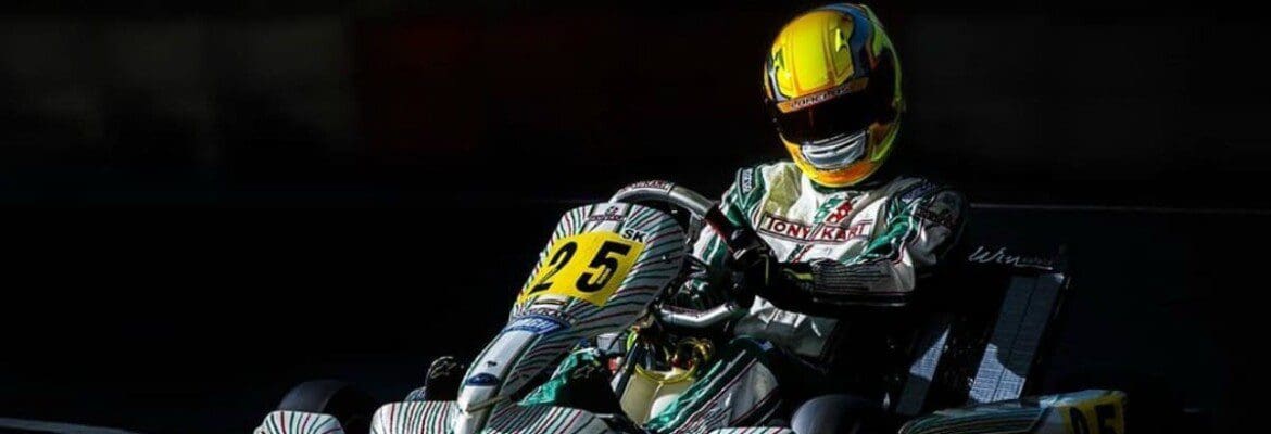 Leo Lamelas faz preparação no kart antes de estrear no Lamborghini Super Trofeo