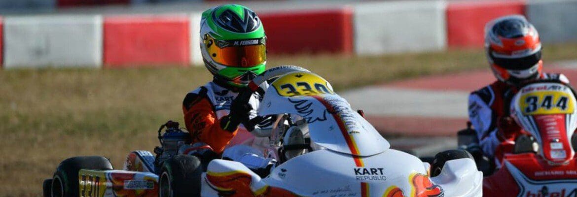 Matheus Ferreira foca preparação para estreia no Europeu de Kart