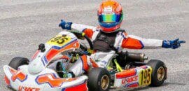 Atual campeão, Enzo Vidmontiene conquista vitória e pódios na abertura de campeonato de kart nos EUA