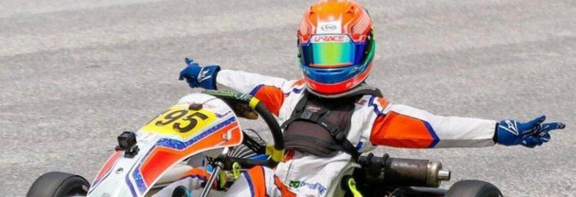 Atual campeão, Enzo Vidmontiene conquista vitória e pódios na abertura de campeonato de kart nos EUA