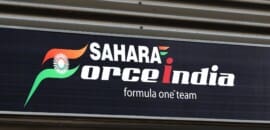 F1: Motorhome da ex-equipe Force India está à venda