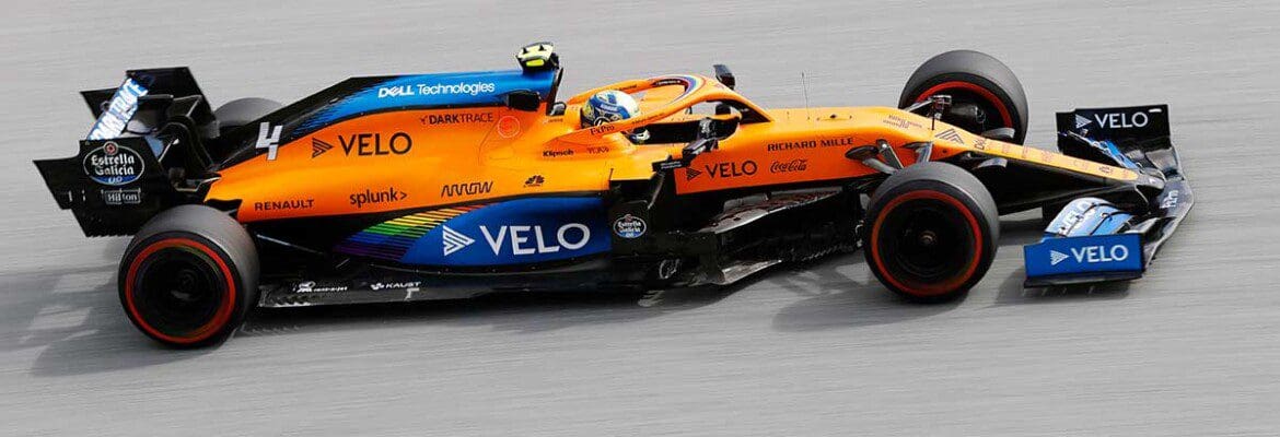 Norris disse que redescobrir os freios de um carro de F1 foi um choque