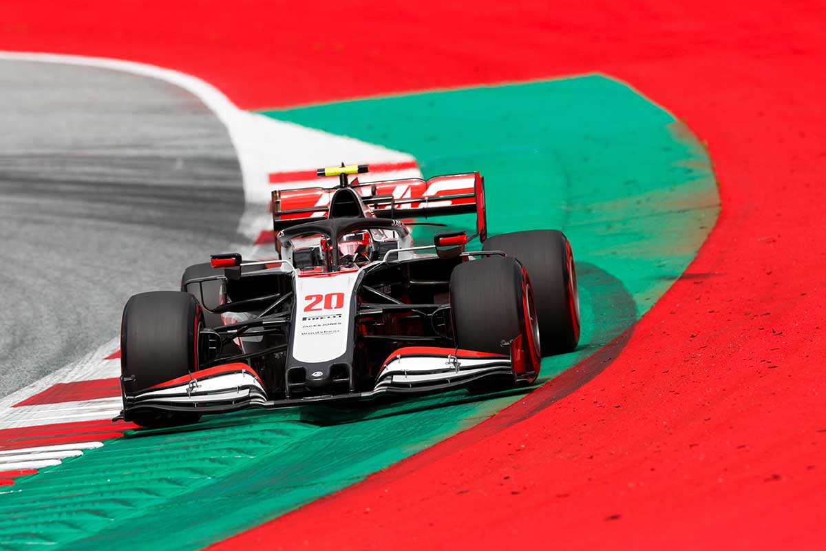 GALERIA: confira as imagens desta sexta-feira da F1 na Áustria Kevin Magnussen (Haas) - GP da Áustria F1 2020