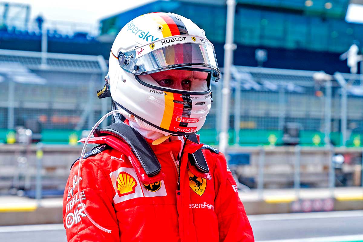 GALERIA: confira as imagens desta sexta-feira da F1 na Áustria Sebastian Vettel (Ferrari) - GP da Áustria F1 2020