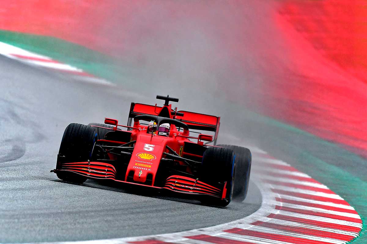 Sebastian Vettel (Ferrari) - GP da Estíria F1 2020