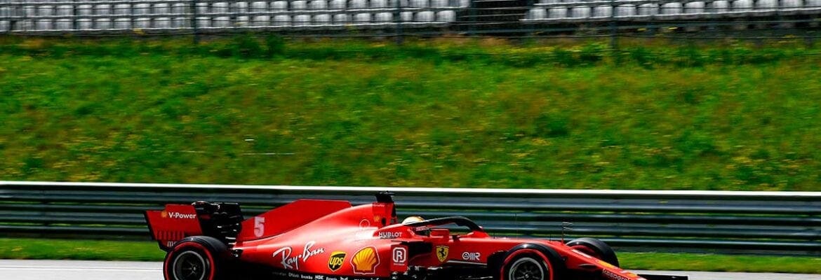 Vettel ‘feliz’ por ter rodado apenas uma vez durante difícil GP da Áustria