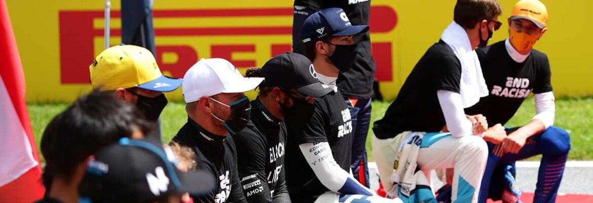 Hamilton teve conversas individuais com pilotos que não quiseram ajoelhar