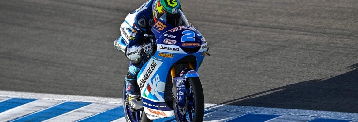 Argentino Gabriel Rodrigo termina sexta-feira na ponta na Moto3