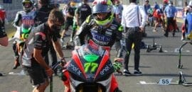 Aegerter marca primeira pole na MotoE; Granado erra e é 4º