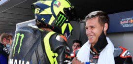 Quartararo revela que pediu foto com Rossi após GP: “meu ídolo”