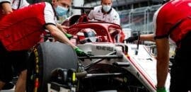 Raikkonen atrás da Williams: Alfa Romeo tem começo difícil no Red Bull Ring