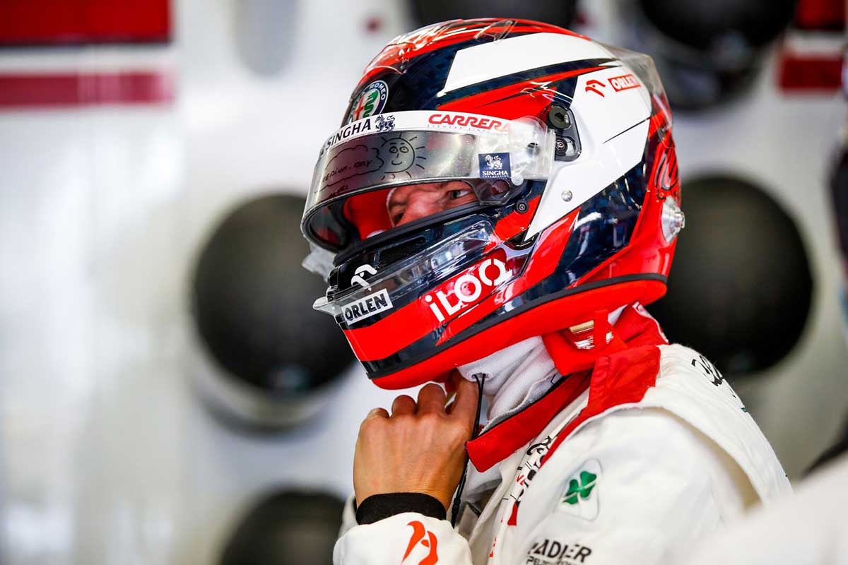 GALERIA: confira as imagens desta sexta-feira da F1 na Áustria Kimi Raikkonen (Alfa Romeo) - GP da Áustria F1 2020