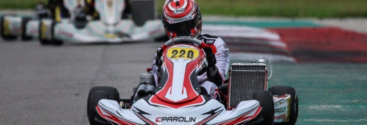 Kart: Matheus Morgatto conquista segundo lugar em bateria classificatória no WSK em Adria