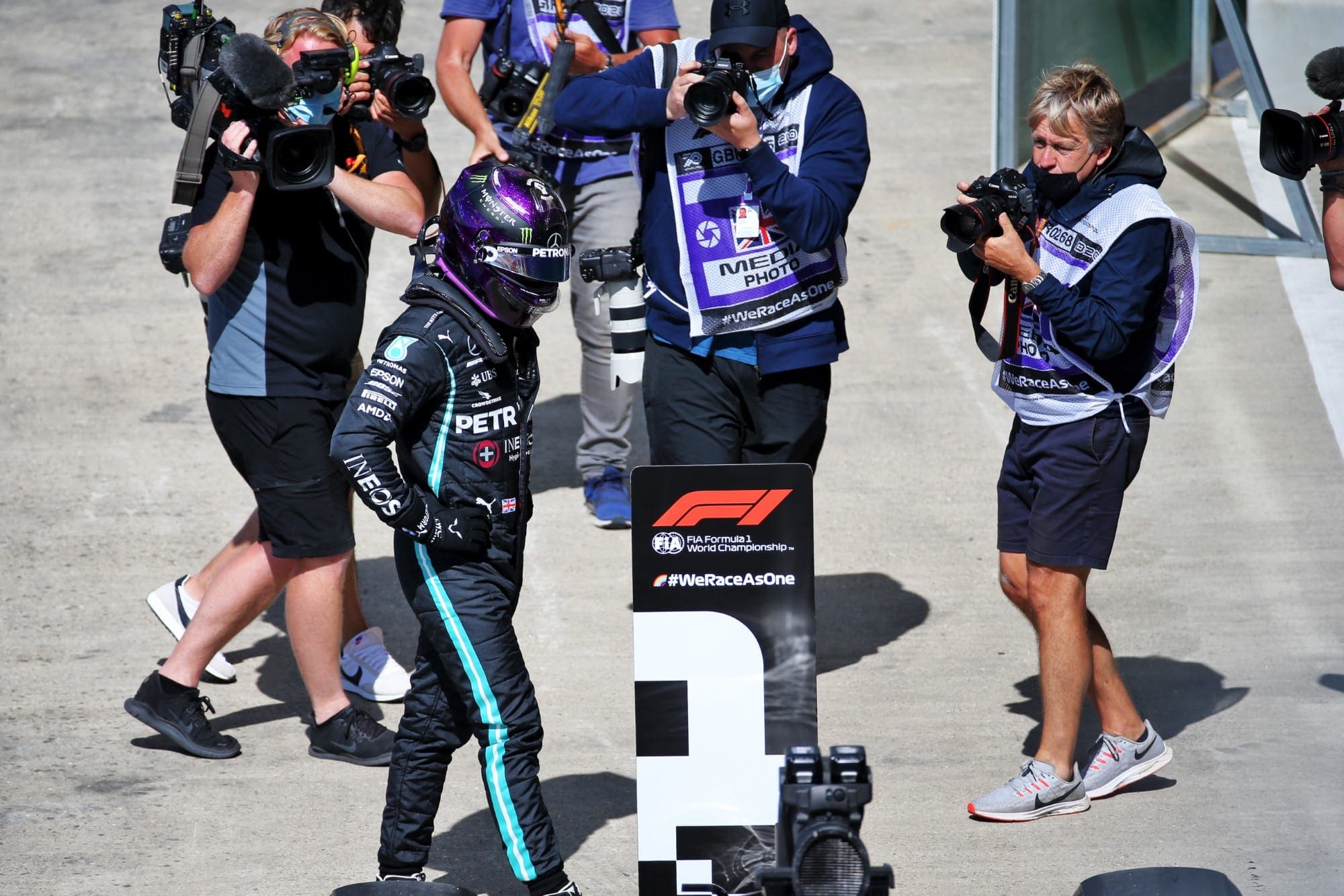 Lewis Hamilton (Mercedes) GP da Inglaterra F1 2020