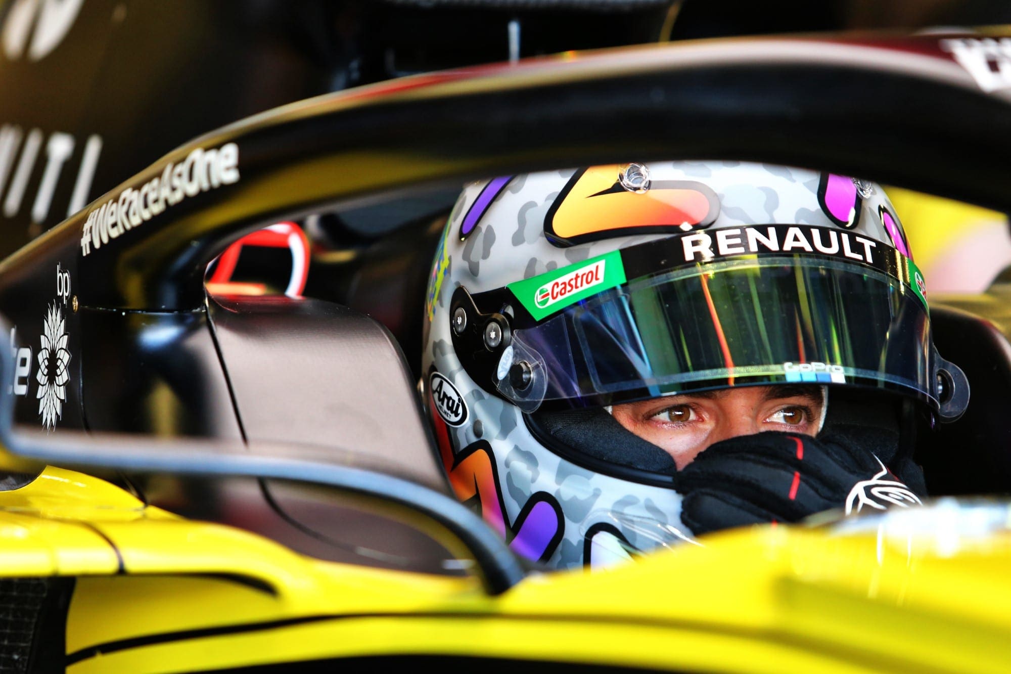 Galeria: confira as imagens dos treinos desta sexta-feira para o GP dos 70 Anos da F1 Daniel Ricciardo (Renault) GP dos 70 Anos da F1 2020 - Silverstone